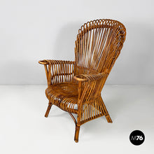 Load image into Gallery viewer, Rattan armchair by Antonio Dal Vera, 1960s