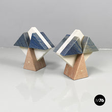 Load image into Gallery viewer, Geometric marble sculptures, 1980s