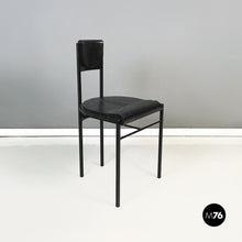将图片加载到图库查看器,Black rubber and metal chair by Zeus, 1990s