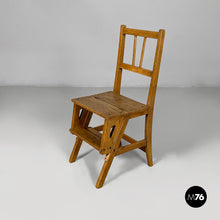 Load image into Gallery viewer, Chair ladder in wood, 1930s