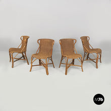 Load image into Gallery viewer, Chairs in rattan, 1930s