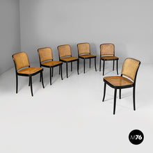 Charger l'image dans la galerie, Chairs 811 by Joseph Hoffmann for Drevounia, 1980s
