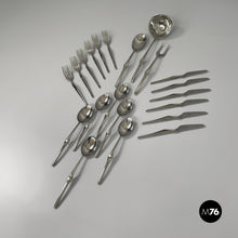 Charger l'image dans la galerie, Cutlery set Ergonomica by Angelo Mangiarotti for Mepra, 1980s