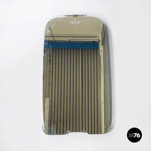 画像をギャラリービューアに読み込む, Full-length wall mirror with brass and glass details, 1940s