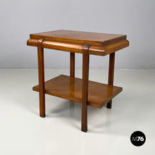 画像をギャラリービューアに読み込む, Coffee table in buxus and wood, 1930-1940s