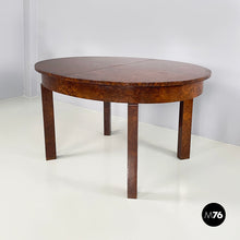 画像をギャラリービューアに読み込む, Oval dining table in wood, 1930s