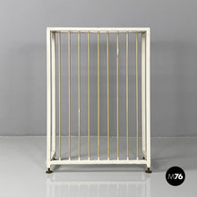 Load image into Gallery viewer, White metal radiator cover, 1950s