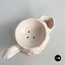 Load image into Gallery viewer, Barber mug in white ceramic by Staffordshire, 1900s