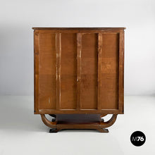 画像をギャラリービューアに読み込む, Display cabinet in wood and glass, 1930s