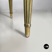 Load image into Gallery viewer, Bench in wood and fabric, 1800s