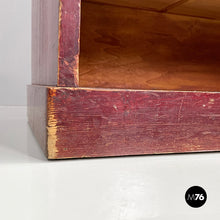 Load image into Gallery viewer, Bookcase in red wood, 1940s