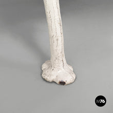 Load image into Gallery viewer, Wooden and white cast iron bench, 1930s