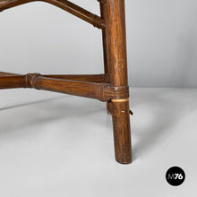 Load image into Gallery viewer, Chair in rattan and fabric, early 20th century