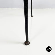 将图片加载到图库查看器,Chair in light yellow laminate and black metal, 1960s