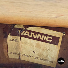 Load image into Gallery viewer, Walnut wood desk for Hille of London, 1920s