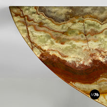 Load image into Gallery viewer, Wall console with onyx and wood, 1950s