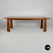 Carica l'immagine nel visualizzatore di Gallery, Extendable wooden dining table, 1970s