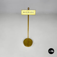 Charger l'image dans la galerie, Sign in brass, 1980s