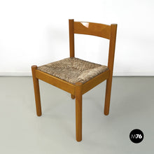 Load image into Gallery viewer, Wood and wicker chairs Bermuda by La Rinascente, 1960s