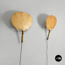 Carica l'immagine nel visualizzatore di Gallery, Wall lamps Uchiwa by Ingo Maurer for M-Design, 1970s