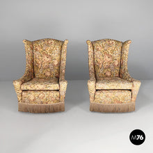 Carica l'immagine nel visualizzatore di Gallery, Armchairs in wood and fabric, 1950s