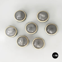 画像をギャラリービューアに読み込む, Wall lamps with molded glass and plastic, 1970s