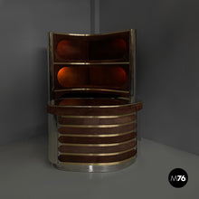 画像をギャラリービューアに読み込む, Bar cabinet with stools by Willy Rizzo, 1970s