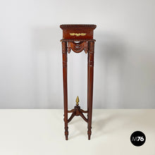 画像をギャラリービューアに読み込む, Wooden high column with brass details, 1940s