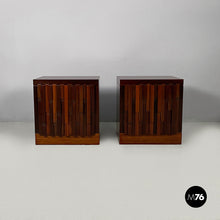 Carica l'immagine nel visualizzatore di Gallery, Bedside tables Norman by Luciano Frigerio for Frigerio of Desio, 1970s