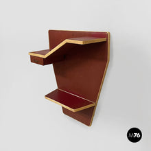 将图片加载到图库查看器,Wall console in burgundy and beige sky, 1950s