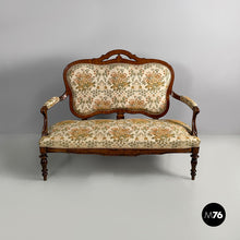 Load image into Gallery viewer, Sofa in fabric and wood, 1930s