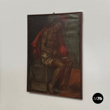 画像をギャラリービューアに読み込む, Oil painting on canvas of Jesus Christ, 1600s