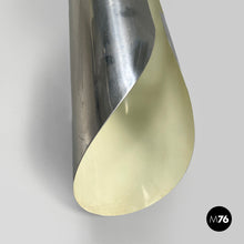 画像をギャラリービューアに読み込む, Cylindrical wall lamps in chromed metal, 1970s