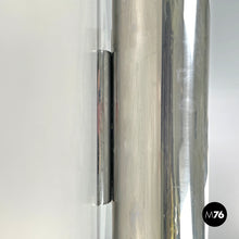 画像をギャラリービューアに読み込む, Cylindrical wall lamps in chromed metal, 1970s