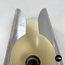 画像をギャラリービューアに読み込む, Cylindrical wall lamps in chromed metal, 1970s