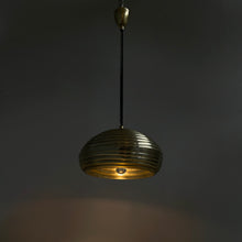 画像をギャラリービューアに読み込む, Splugen Brau golden chandelier by Achille and Pier Giacomo Castiglioni for Flos, 1960s