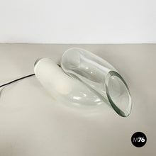 画像をギャラリービューアに読み込む, Knotted table lamp in glass, 1980s