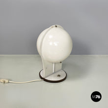 画像をギャラリービューアに読み込む, Table lamp in white plastic, 1970s