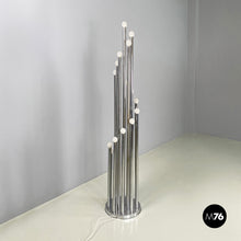 画像をギャラリービューアに読み込む, Steel floor lamp by Goffredo Reggiani, 1970s
