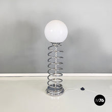 Carica l'immagine nel visualizzatore di Gallery, Floor lamp with opaline glass, metal and marble, 1970s