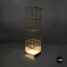 Carica l'immagine nel visualizzatore di Gallery, Bookcase with lamp in plexiglass, 1970s