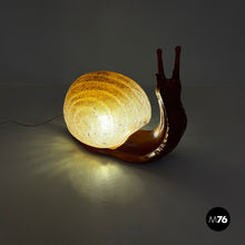 画像をギャラリービューアに読み込む, Sculptural table lamp Snail by Marzio Cecchi for Dimensione Fuoco, 1960s