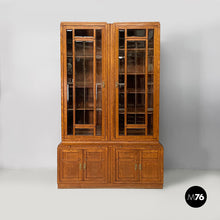 Carica l'immagine nel visualizzatore di Gallery, Sideboard in wood and glass, 1920s
