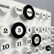 Charger l'image dans la galerie, Black rings for the perpetual wall calendar by Ring A Date, 2020s