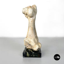 画像をギャラリービューアに読み込む, Wooden sculpture of a bone by N.F. Puccio, 1990s