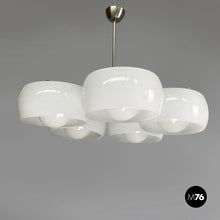 Carica l'immagine nel visualizzatore di Gallery, Chandelier Pentaclinio by Vico Magistretti for Artemide, 1970s