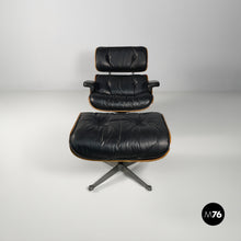 Load image into Gallery viewer, Armchair and pouf by Charles e Ray Eames, 1970s