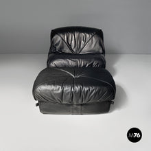 Load image into Gallery viewer, Armchair and pouf Patate by Airborne, 1970s