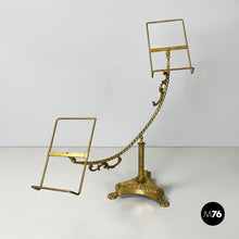 Load image into Gallery viewer, Table stand in brass and bronze, early 1900s