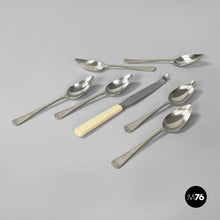 将图片加载到图库查看器,Grapefruit knife and spoon by George Buttler & Co., 1950s